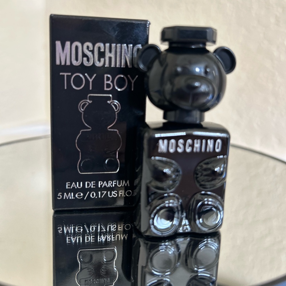 Moschino Toy Boy Black Bear Toy Mini New in Box